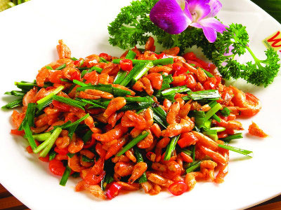 韭菜炒河虾壮阳吗