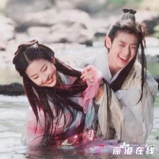 林志颖晒段誉王语嫣旧剧照 网友感叹：童年经典啊