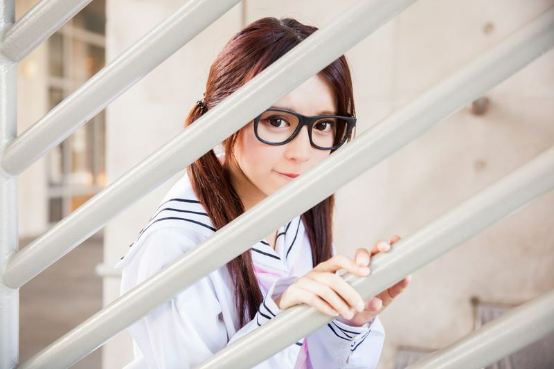 台湾美女张齐郡JULIE长筒袜校服少女
