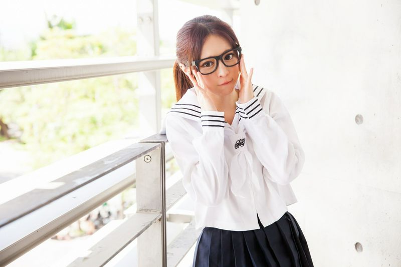 台湾美女张齐郡JULIE长筒袜校服少女