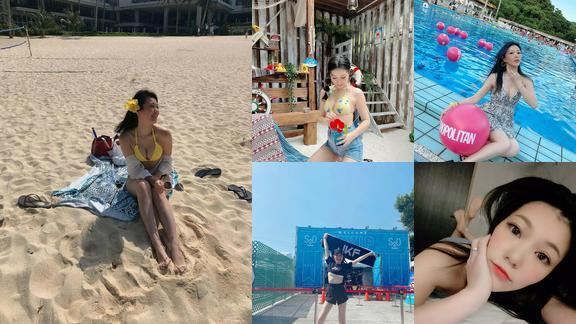 甜美正妹叶叶薄纱透视外衣若隐若现之美好性感