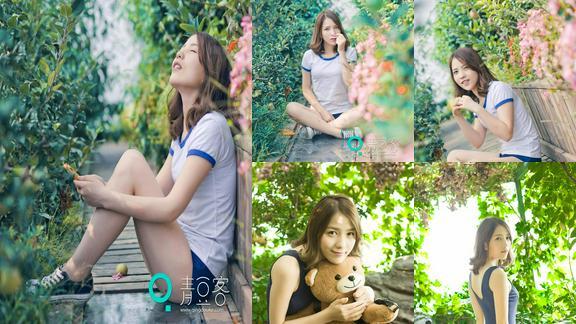 哈拿青豆客QingDouKe高清写真图花园唯美写真图