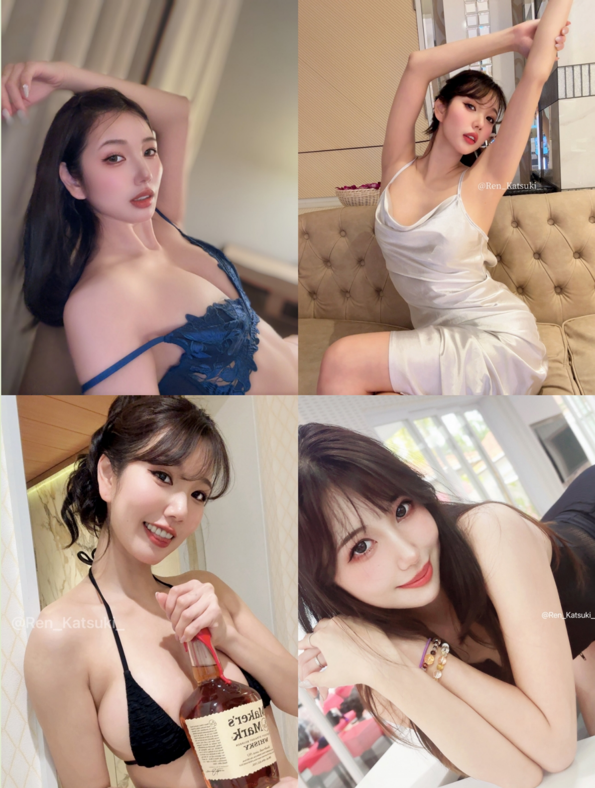 推特女神【香月怜RenKatsuki】高级媚黑，第一次跨种族性爱，大黑屌内射，白浆泛滥，视觉盛宴